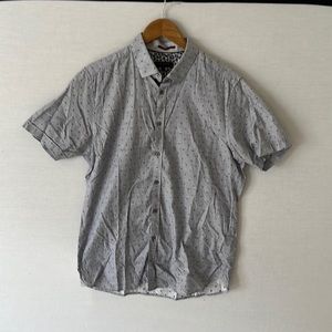 Ted Baker Short Sleeve Button Down Size 4